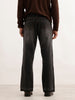 Classic Boot Cut Denim Jeans | Black
