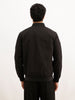 Solid Regular Fit Bomber Jacket | Black