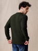 Textured Slim Fit Knit Sweater