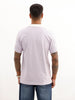 Slim Fit Contrast Collar Polo T-Shirt | Purple