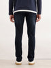 Solid Slim Fit Denim Jeans  | Dark Blue