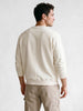 Comfort Fit Placement Printed T-Shirt | Off White