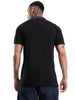 Solid Black Tipping Polo T-Shirt