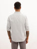 Regular Fit Textured Full Sleeve Shirt | Grey | WWSH9184F