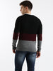 Colour-Blocked Wrogn Comfort Sweater