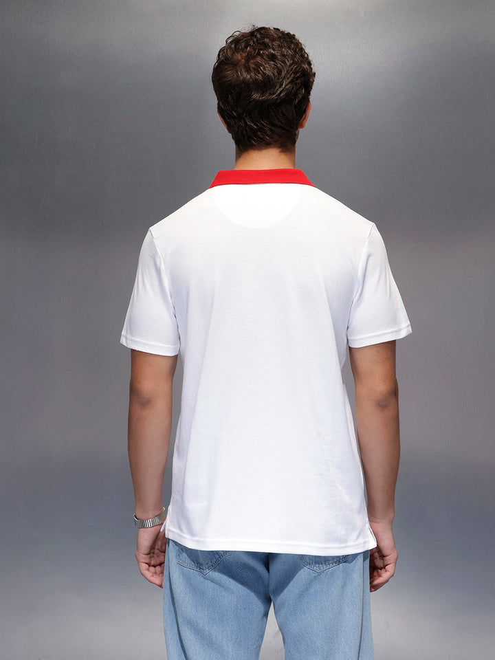 Men's Regular Fit polo tshirt |  White
