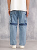 Superstone Wash Convertible Cargo Jeans I Lt Blue