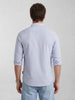 Solid Stretch Slim Fit Shirt | Blue