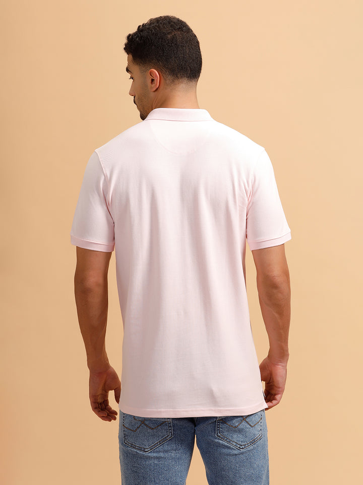 Quirky Printed T-Shirt | Light Pink