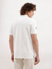 Solid Slim Fit Polo T-Shirt | White