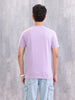 Placement Printed Logo T-Shirt | Purple
