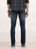 Classic Slim Fit Faded Denim Jeans | Blue