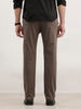 Slim Fit Solid Trouser  | Charcoal