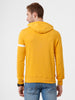 Mustard Fleece Casual Sweatshirt