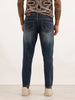 Washed Skinny Crop Fit Denim Jeans | Blue
