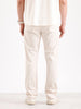 Solid Slim Fit Trouser   |  Cream