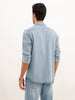 Classic Regular Fit Denim Shirt | Blue