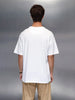 Men's casual oversize graphic t-shirt | White