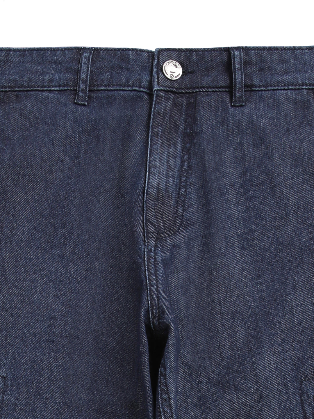 Loose Fit Blue Cargo Jeans