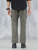 Men's Casual Relaxed Fit Cargo Trousers | Green