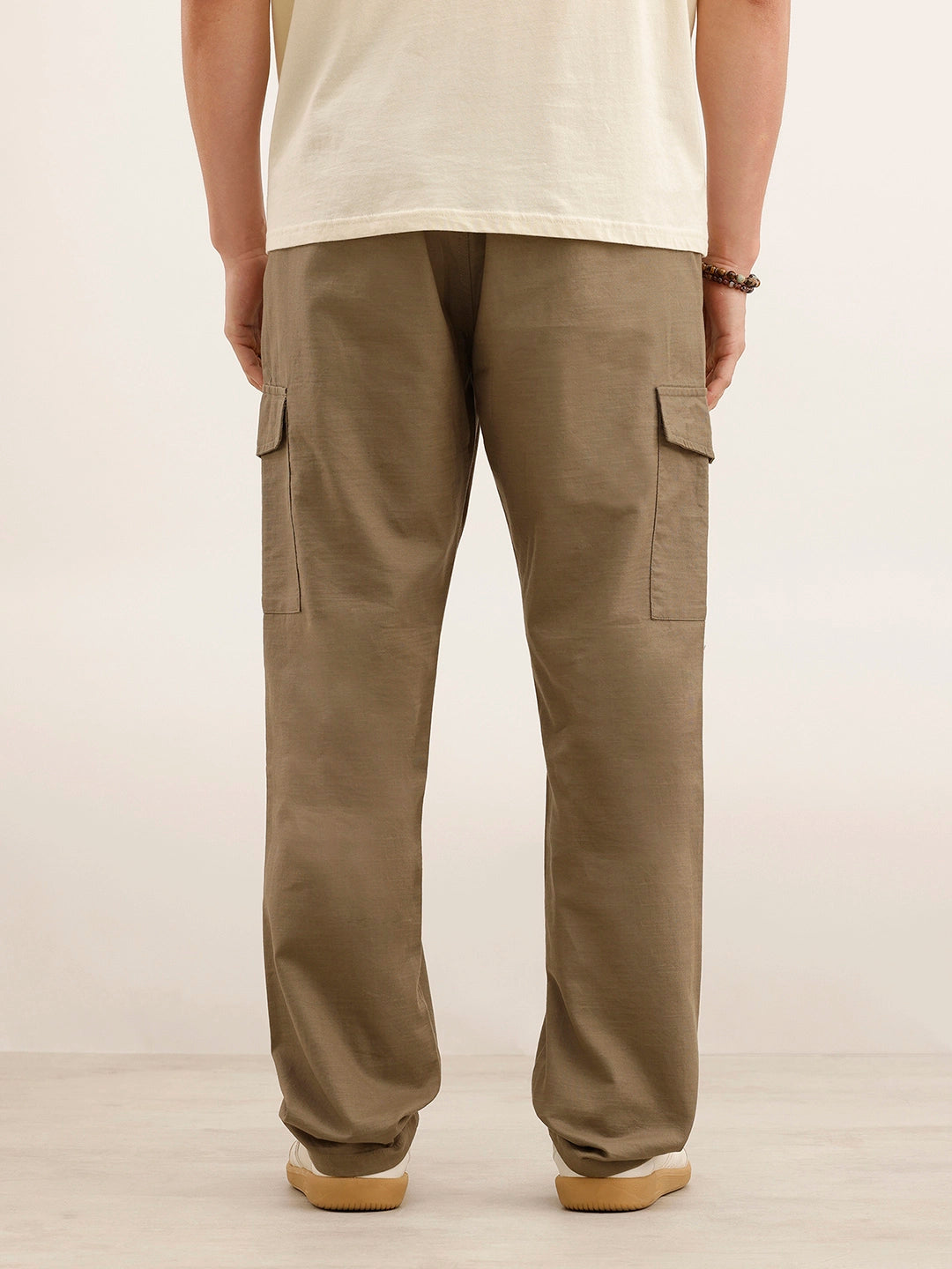 Anti Fit Solid Cargo Trouser | Grey