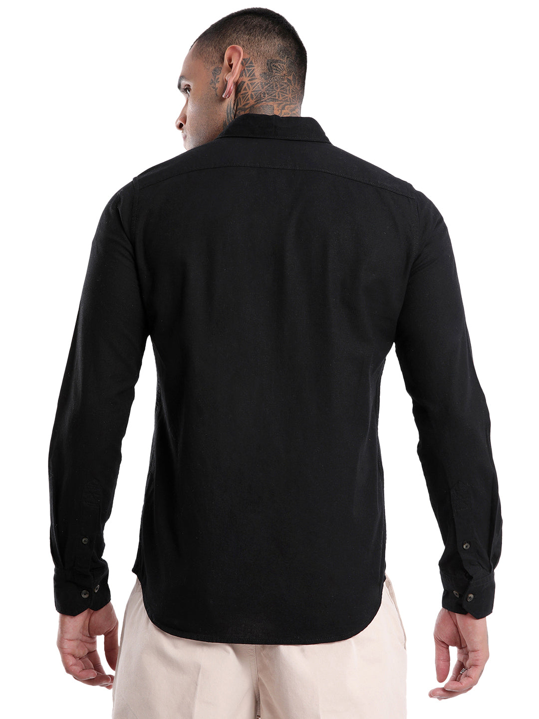 Elite Premium Black Slim Fit Shirt