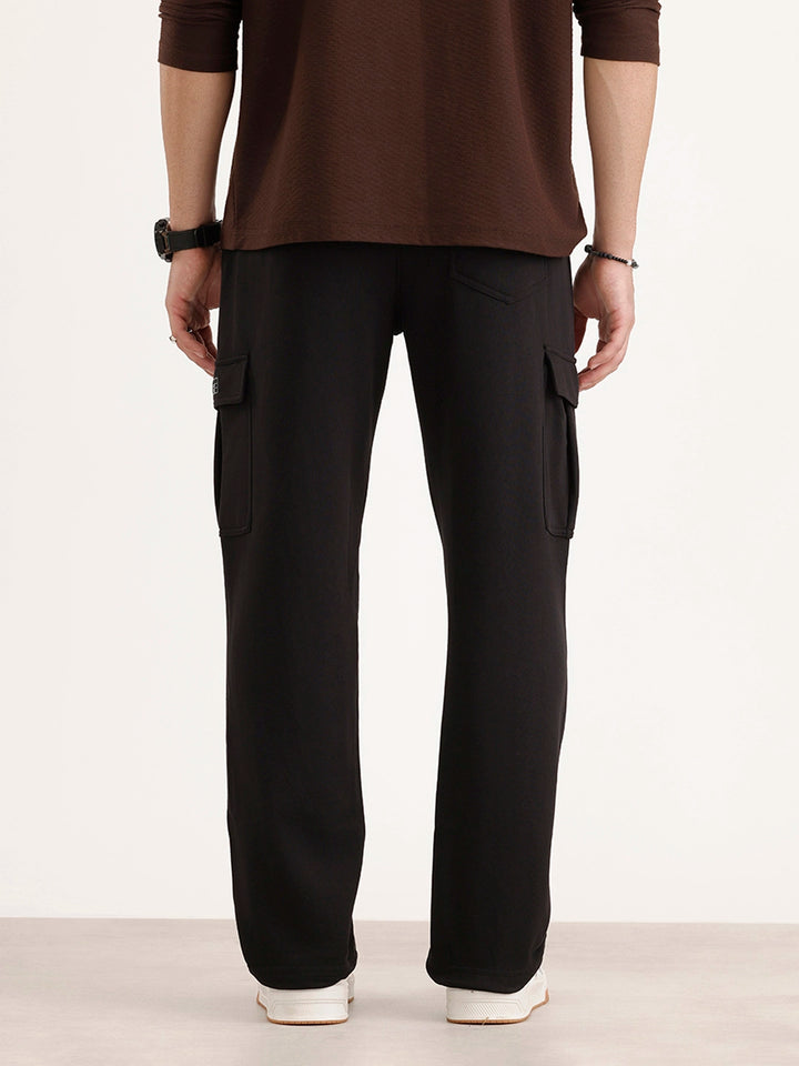 Slim Fit Cargo Jogger | Black