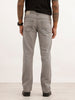 Solid Straight Fit Denim Jeans | Grey