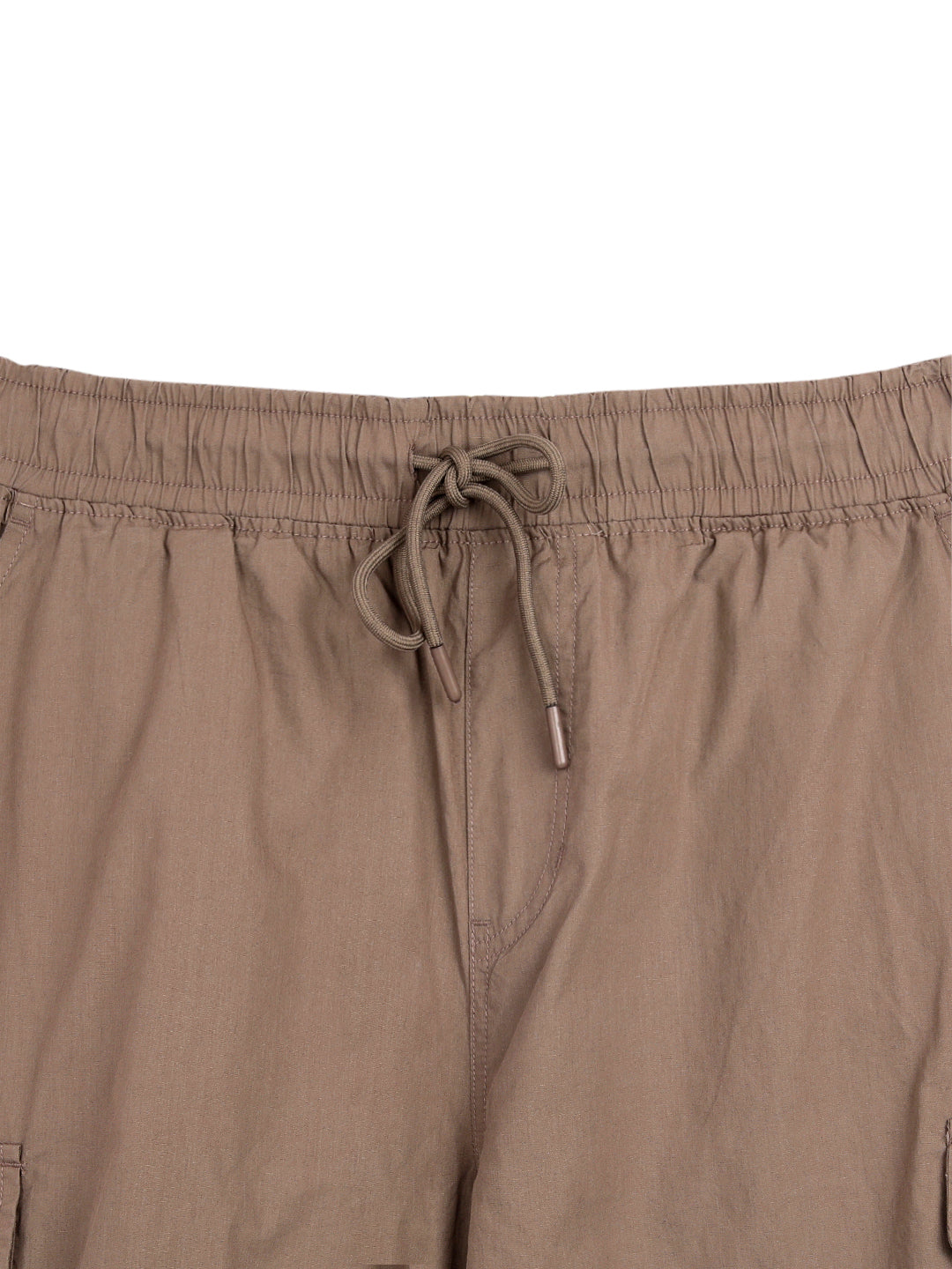 Classic Brown Loose Fit Cargo Joggers