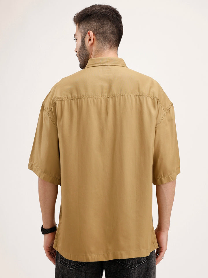 Classic Double Pocket Shirt | Khaki