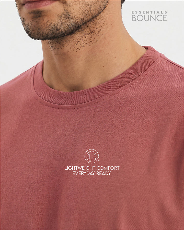 No Brainer Bounce Oversized T-Shirt | Essential |  Rust