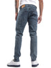 Solid Slim Fit Dark Blue Twill Jeans