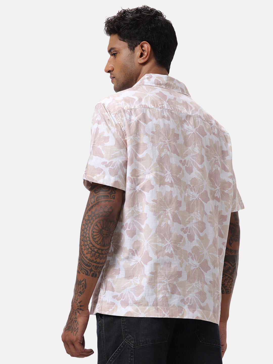 Pink Floral AOP Spoyl Shirt