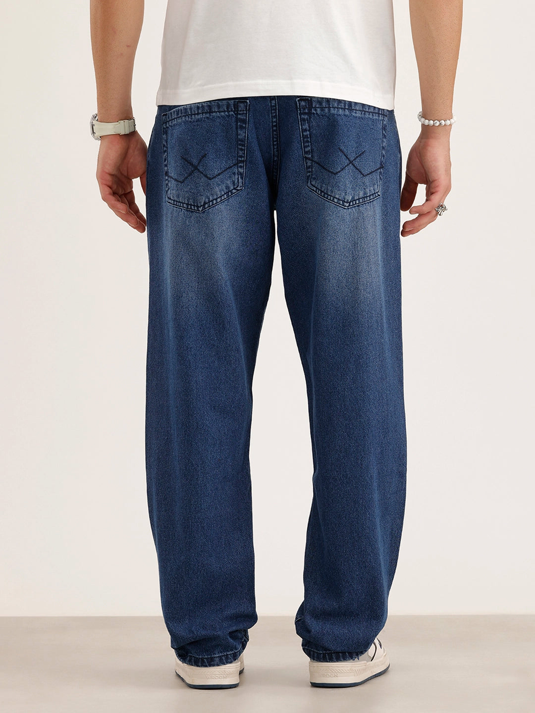 Anti Fit Placement Printed | Light Blue