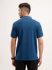 Slim Fit Tipping Collar T-Shirt | Dark Blue