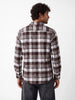 Classic Slim Fit Checkered Shirt | Brown | WSH02FSSL0343S
