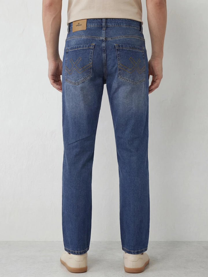 Anti Fit Light Faded Denim Jeans | Blue