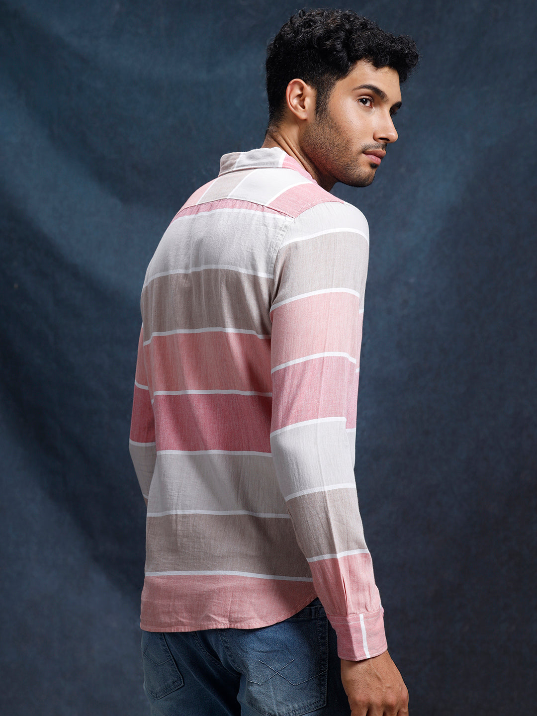 Dapper Striped Casual Shirt