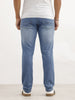 Faded Slim Fit Denim Jeans | Light Blue