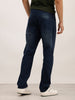 Washed Relaxed Fit Denim Jeans | Dark Blue