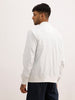 Solid Regular Fit Zipper Jacket | White | WJK02FSRE1316S
