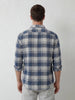 Regular Fit Checkered Shirt | Blue