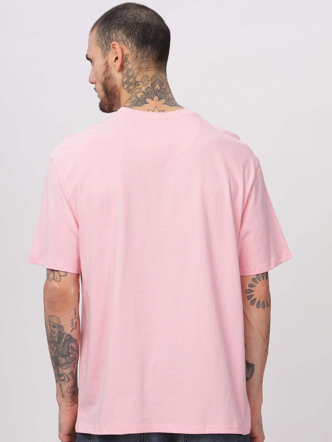 Wrogn Spray Print Oversized T-Shirt