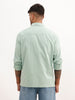 Solid Comfort Fit Double Pocket Shirt | Green