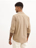 Classic Slim Fit Striped Shirt | Khaki