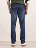 Washed Slim Fit Denim Jeans | Blue
