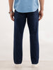 Relaxed Fit Solid Denim Jeans  | Dark Blue