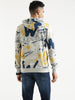 Urban Graffiti Print Hoodie