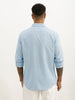 Classic Slim Fit Striped Shirt | Blue