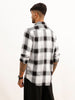 Classic Slim Fit Checkered Shirt | Black